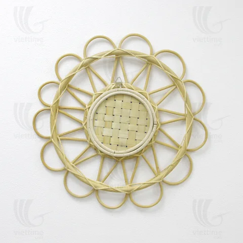 Rattan Mirror