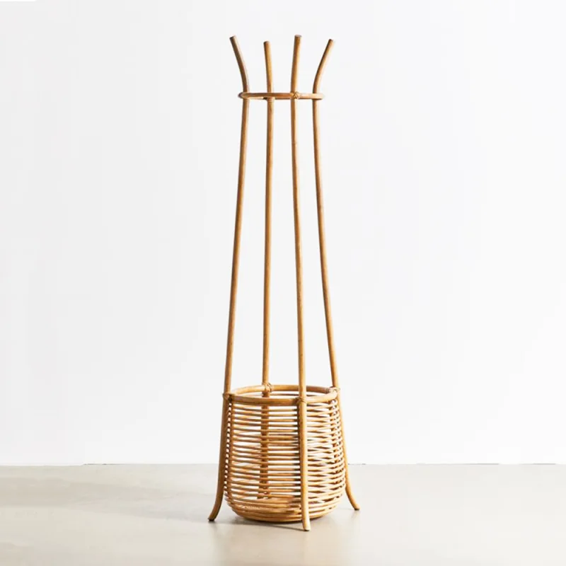 Rattan Coat Rack