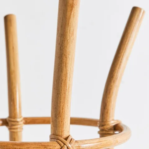Rattan Coat Rack