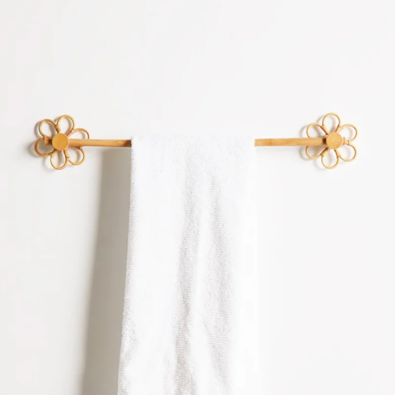 Rattan Towel Bar