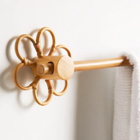 Rattan Towel Bar