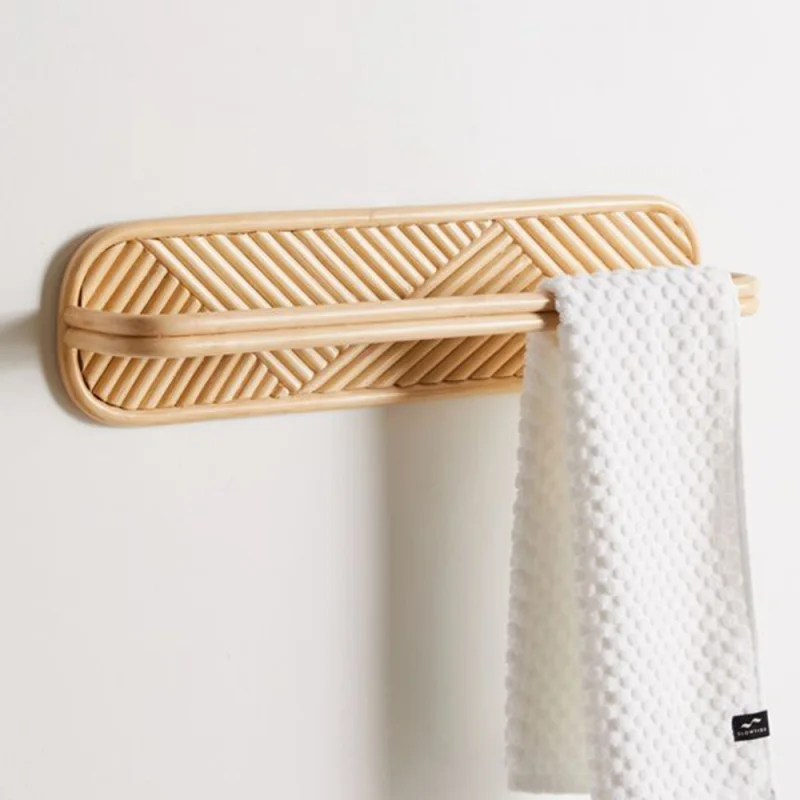 Rattan Towel Bar