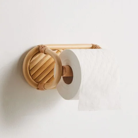 Rattan Toilet Paper Holder