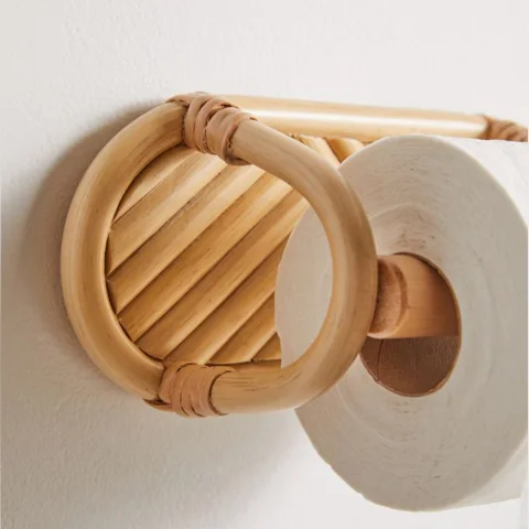 Rattan Toilet Paper Holder