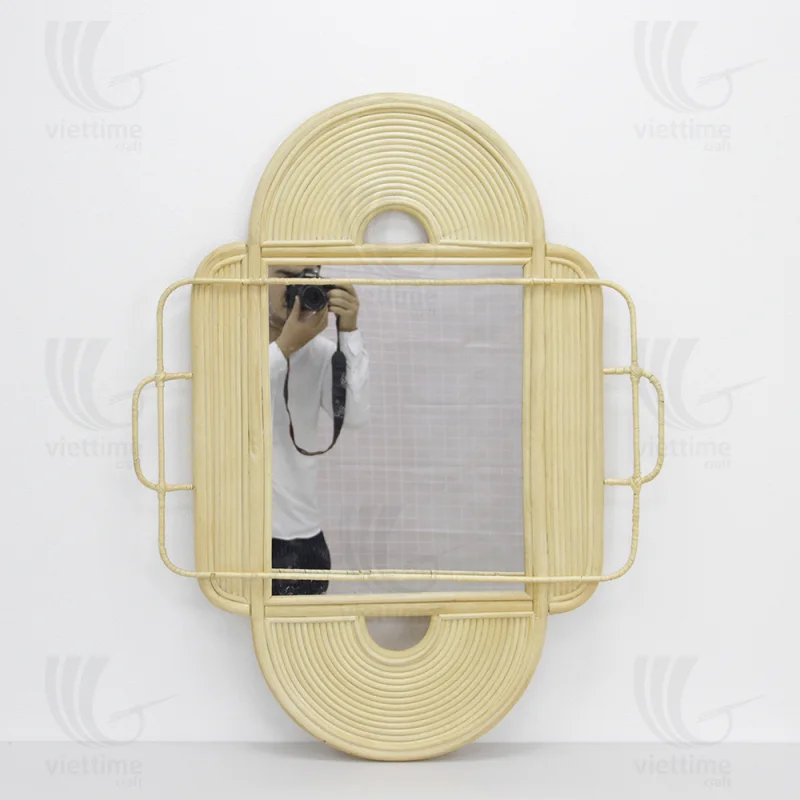 Rattan Mirror