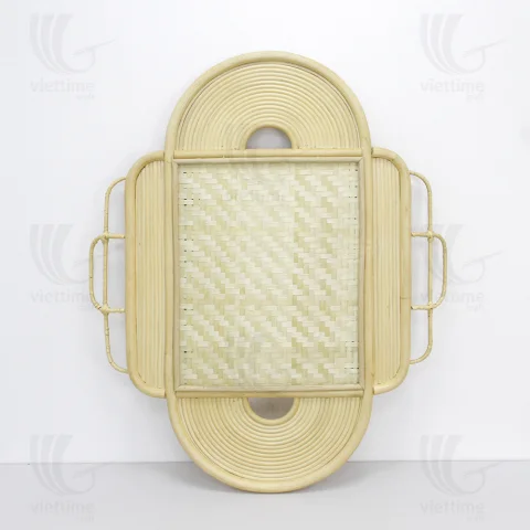Rattan Mirror