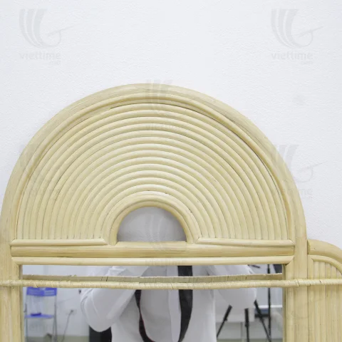 Rattan Mirror