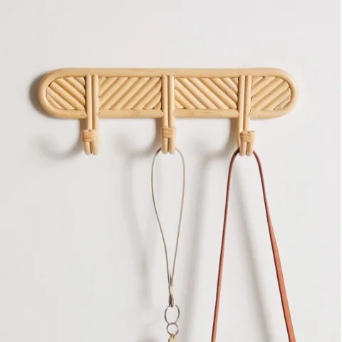 Rattan Coat Hanger Rack