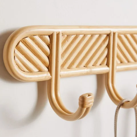 Rattan Coat Hanger Rack