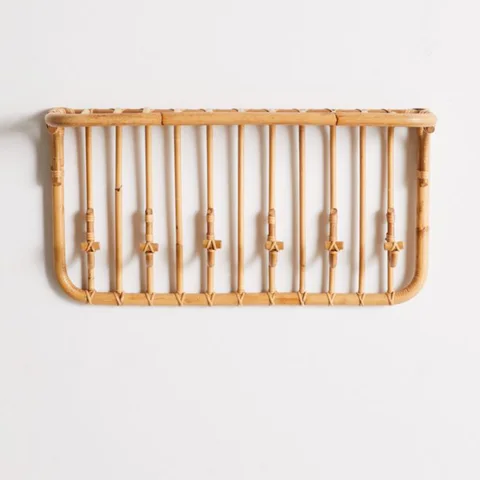 Rattan Coat Hanger Rack