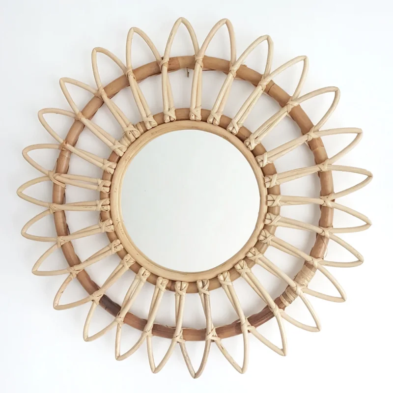 Rattan Mirror