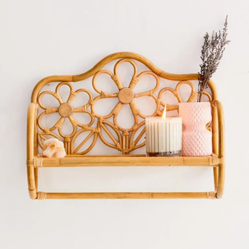 Rattan Wall Shelf