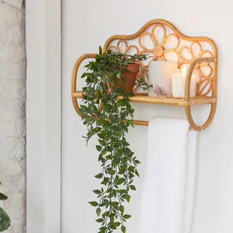 Rattan Wall Shelf