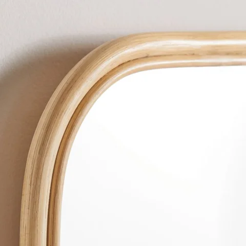 Rattan Mirror Shelf
