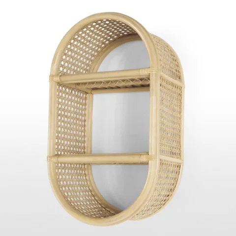 Rattan Wall Shelf