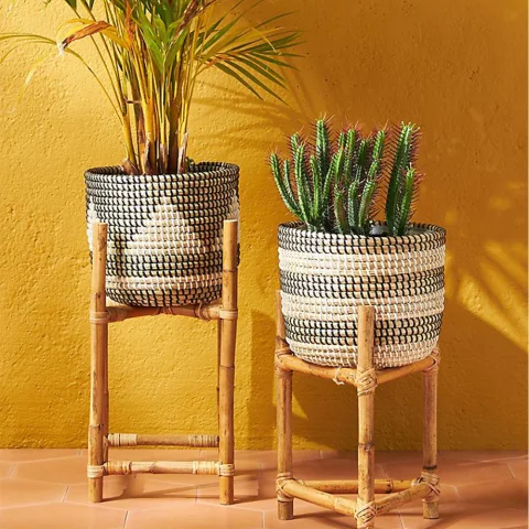 Rattan Plant Stand