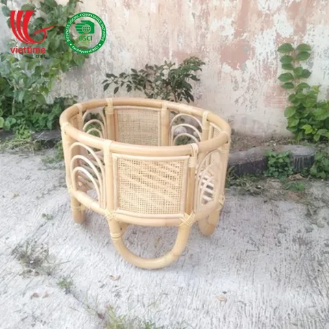 Rattan Doll Crib