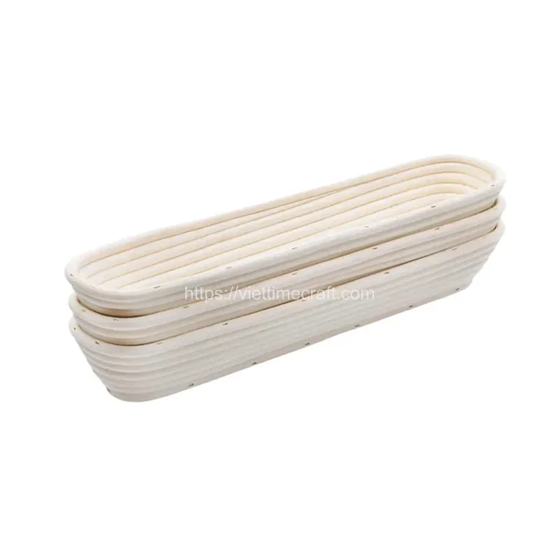 Set 3 Of Rattan Banneton Proofing Basket