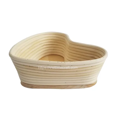Heart Shape Rattan Banneton Bread Proofing Basket