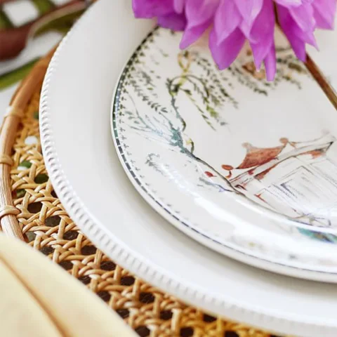 Rattan Charger Plate