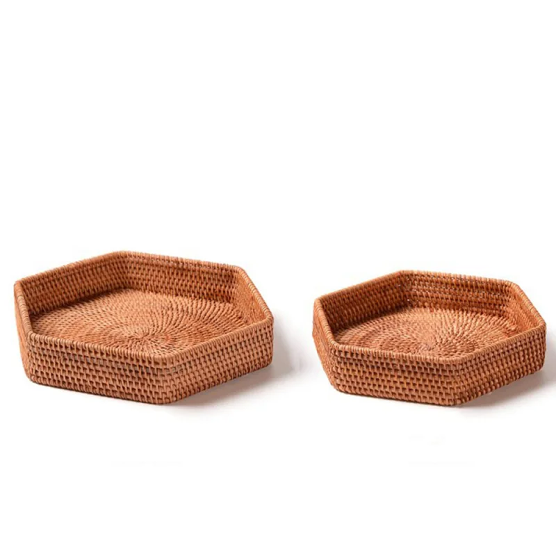 Rattan Tray Set