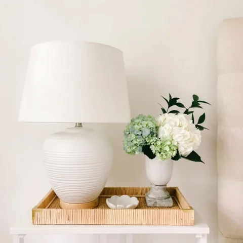 Rattan Tray Set