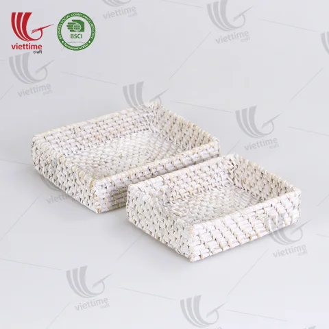 Rattan Tray Set