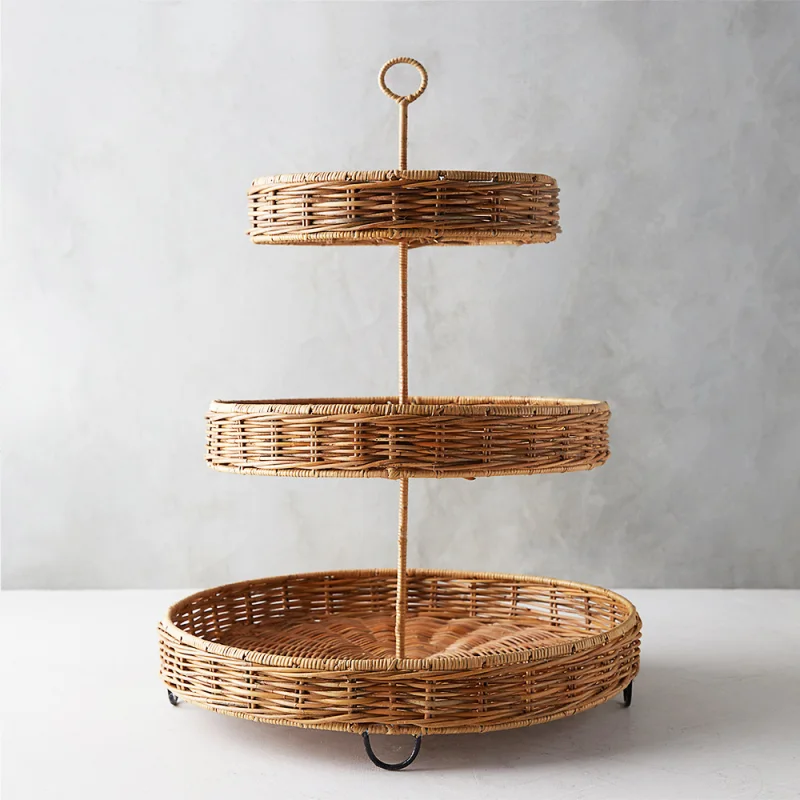 Rattan Tray Set