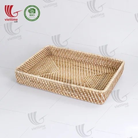 Rattan Tray Set