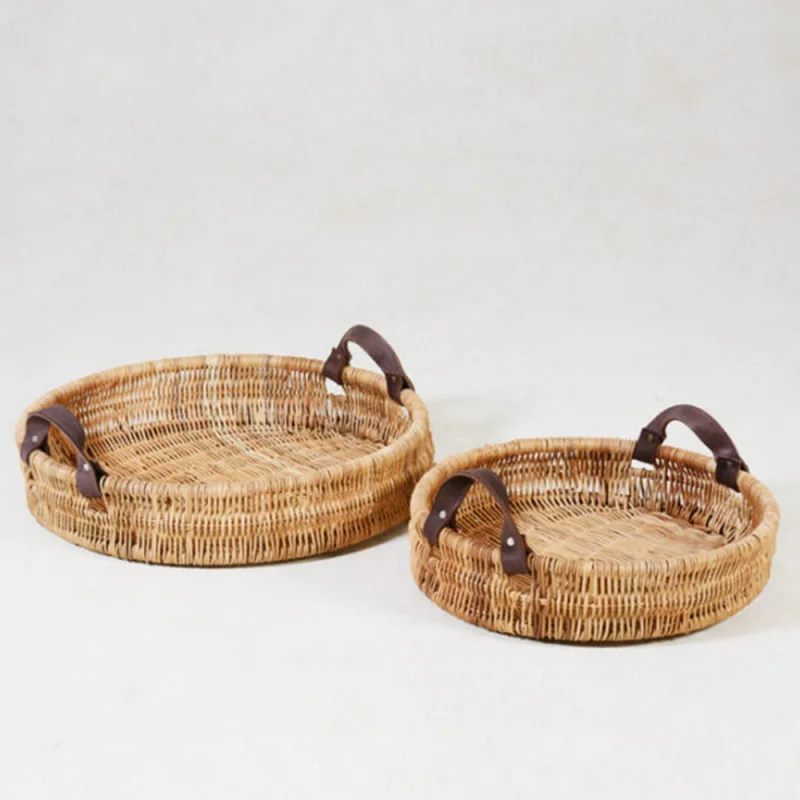 Rattan Tray Set