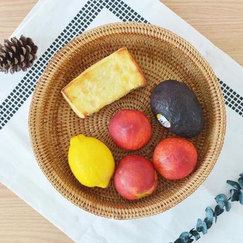 Rattan Tray Set