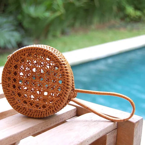 Rattan Handbag