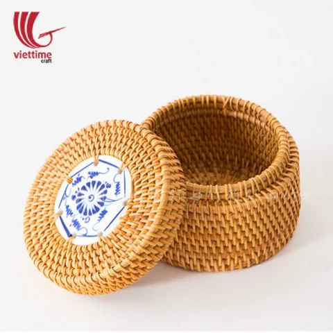Rattan Candy Box