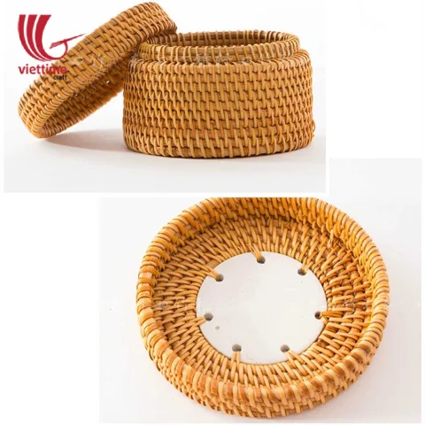 Rattan Candy Box