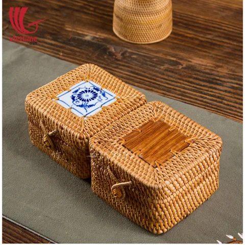 Rattan Candy Box