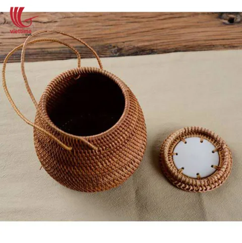 Rattan Candy Box