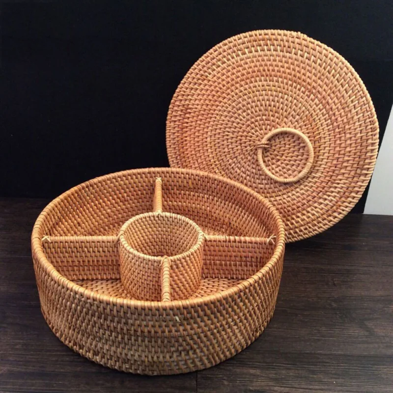 Rattan Candy Box