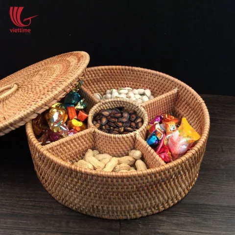 Rattan Candy Box