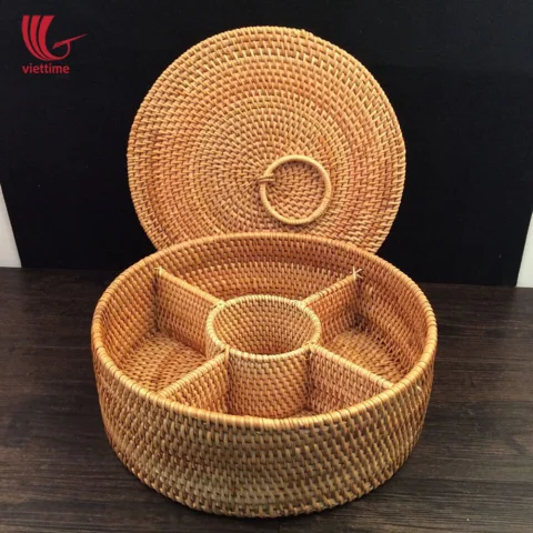 Rattan Candy Box