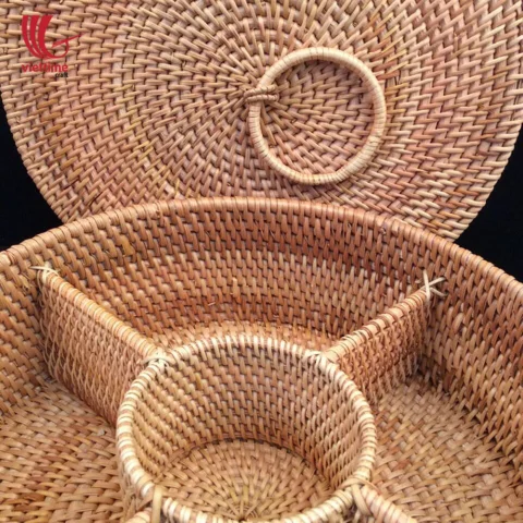 Rattan Candy Box