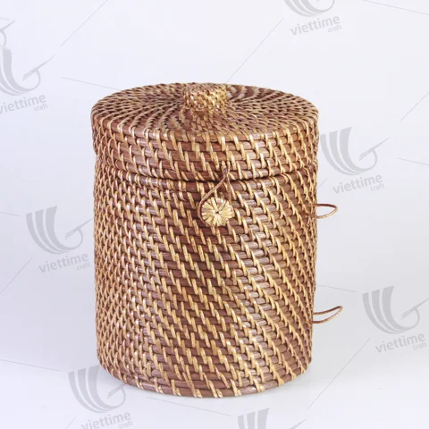Rattan Tissue Roll Box
