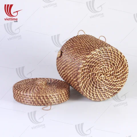 Rattan Tissue Roll Box