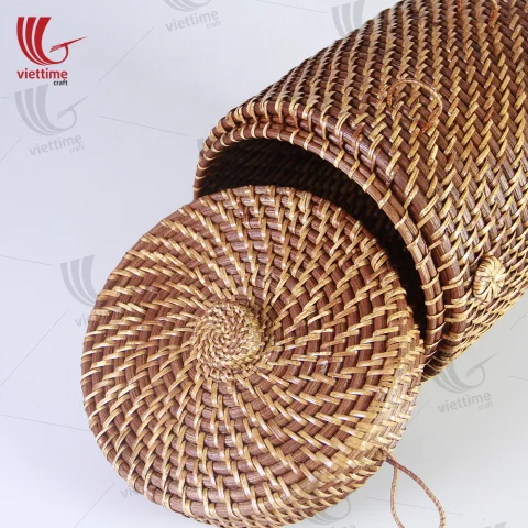 Rattan Tissue Roll Box