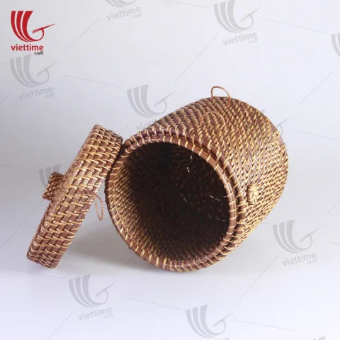 Rattan Tissue Roll Box