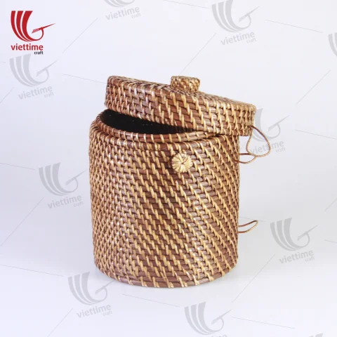 Rattan Tissue Roll Box