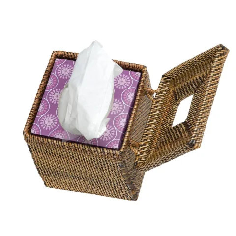 Rattan Tissue Napkin Box