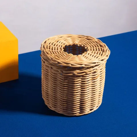 Rattan Tissue Napkin Box