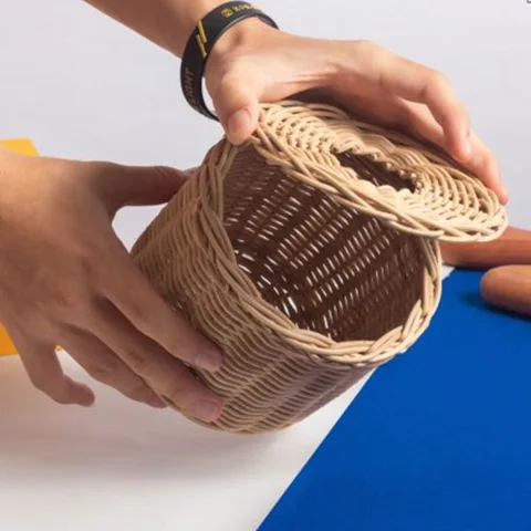 Rattan Tissue Napkin Box