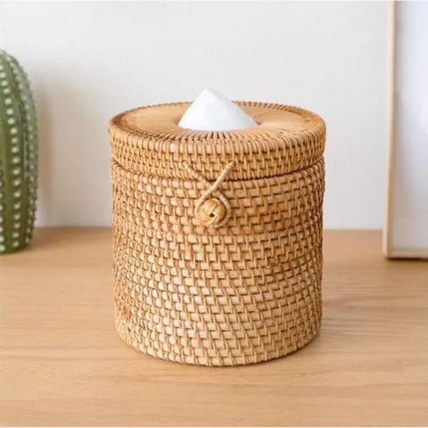 Rattan Export Rattan Tissue Napkin Box - REX-M00644