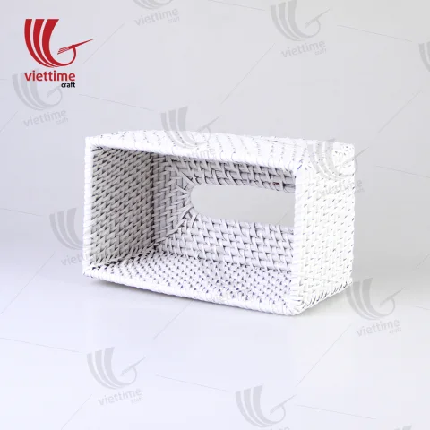 Rattan Tissue Napkin Box